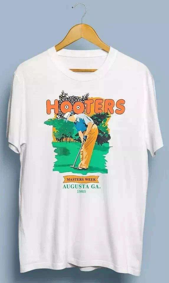 Vintage Hooter Master Week 93 hooters golf T shirt