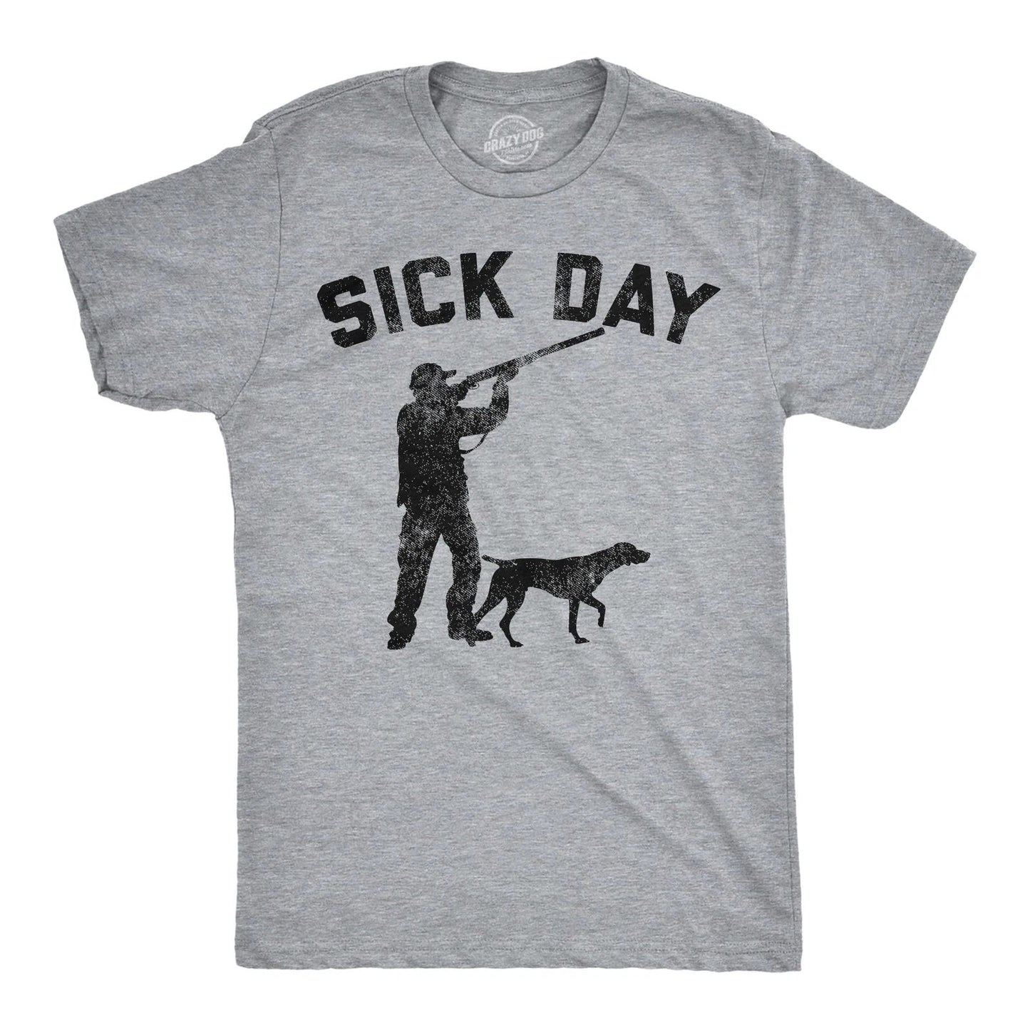 Mens Funny T Shirts Sick Day Hunting Sarcastic Hunters Joke Tee For Men