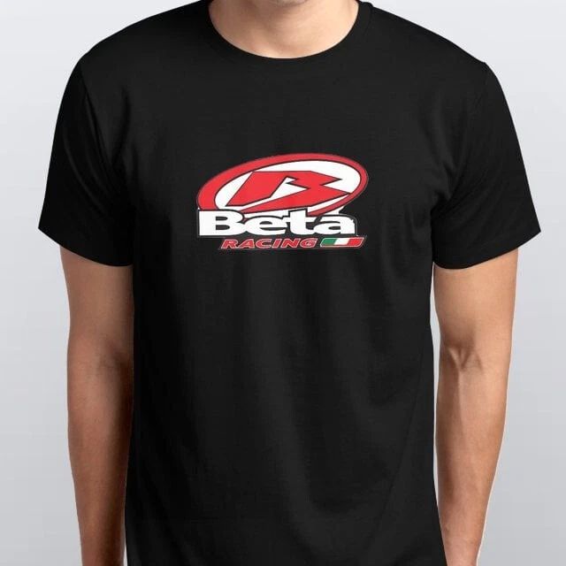 Beta Racing A Style Motorcycle printed T Shirt in 6 Sizes Colours Black White