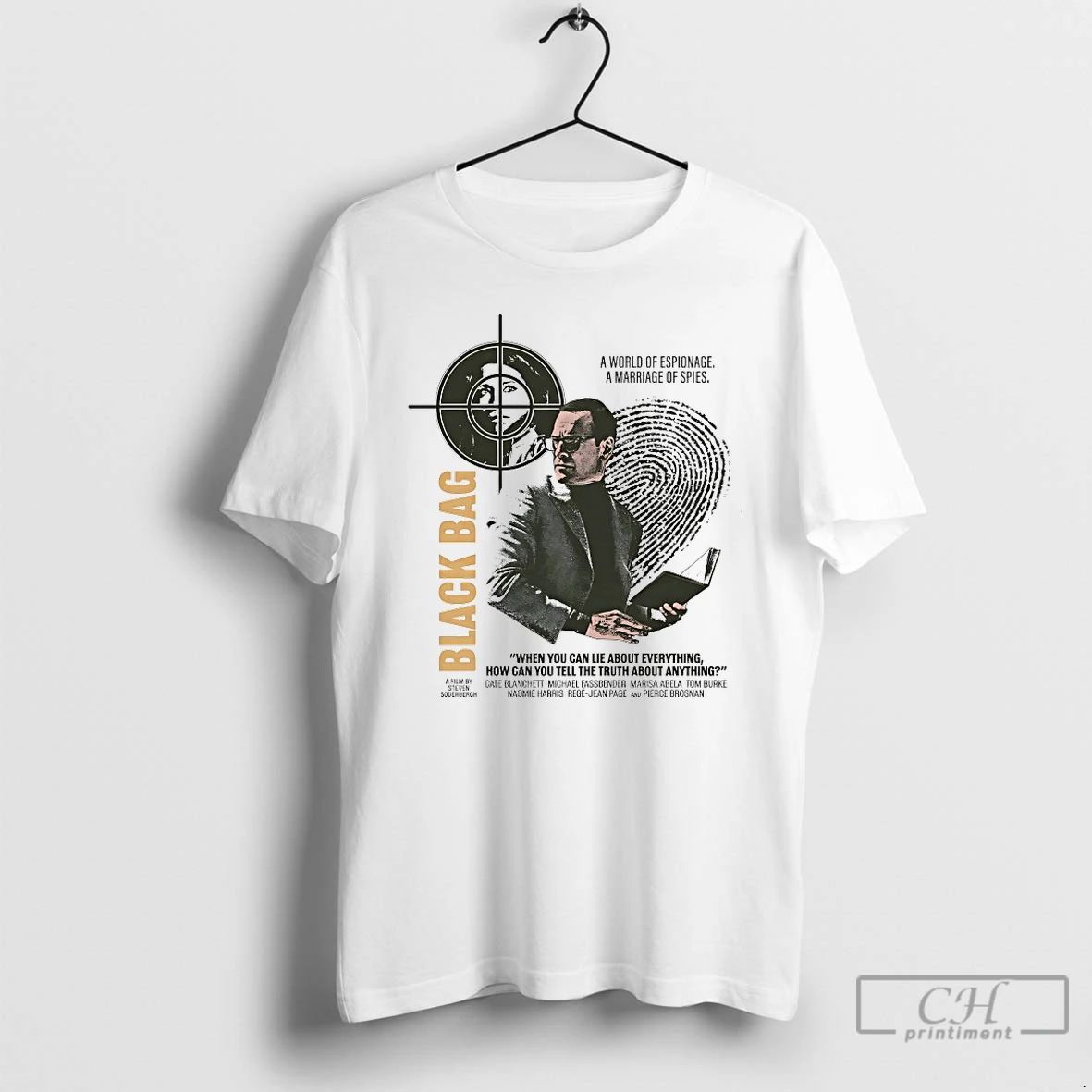 Premium Black Bag A World Of Espionage A Marriage Of Spies 2025 T Shirts