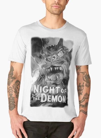 night of the demon tshirt horror classic t shirt 50s cult