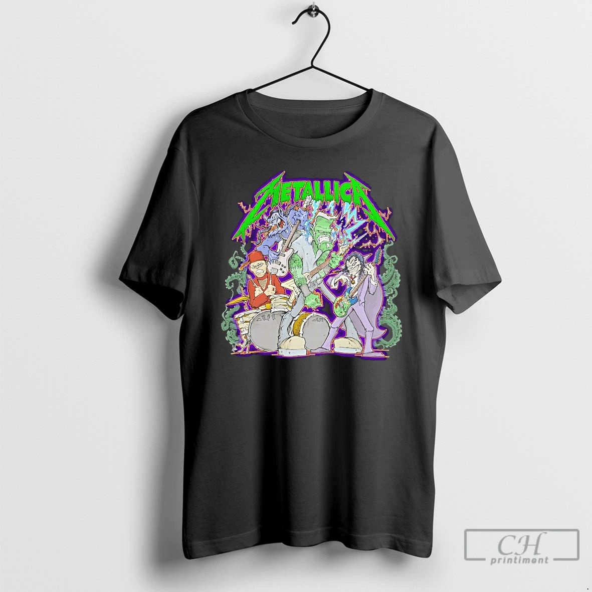 Classic Metallica 2025 Halloween Band T Shirts