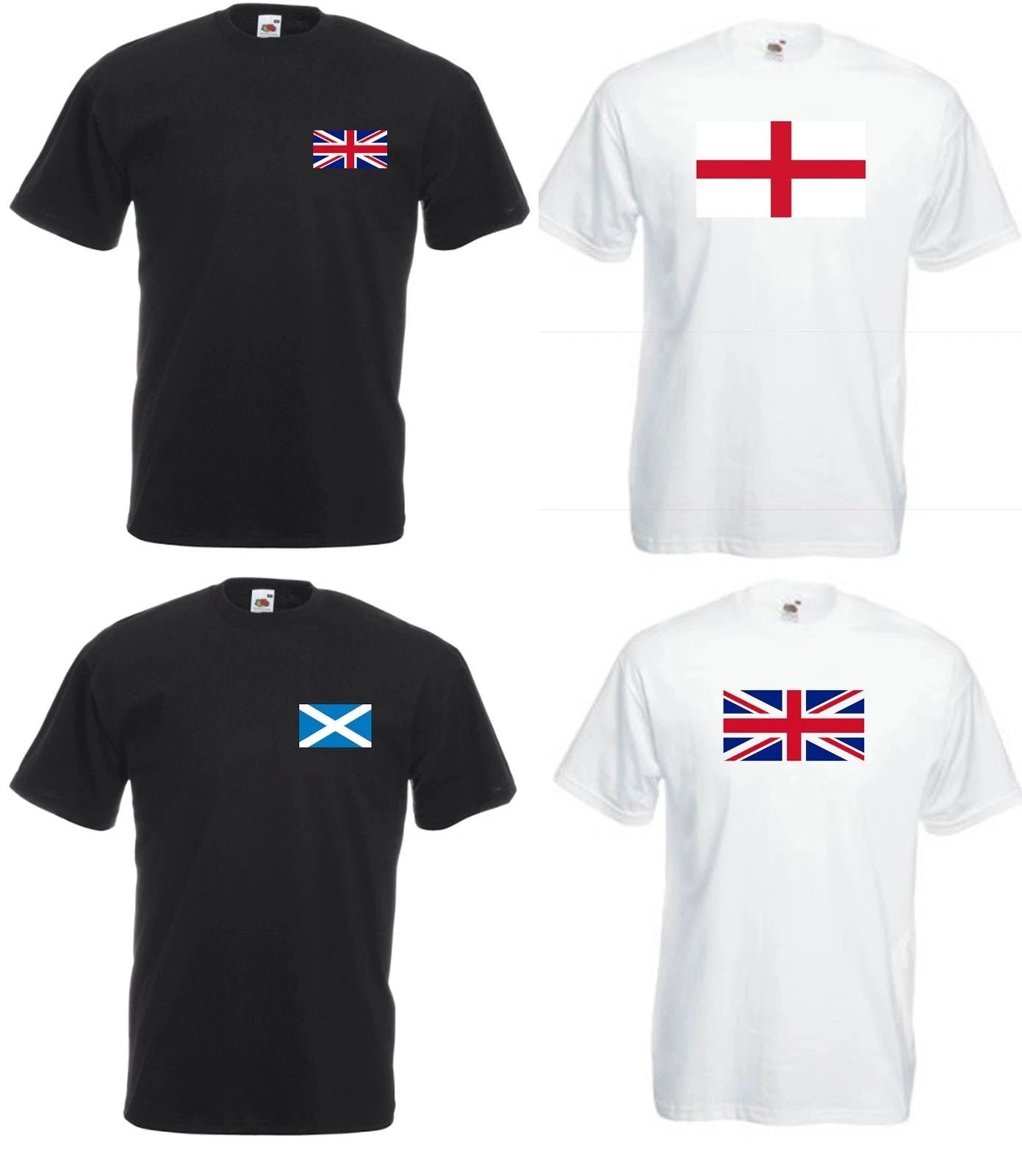 Men Women T-Shirt Union Jack Great Britain Shirt UK Flag Unisex England