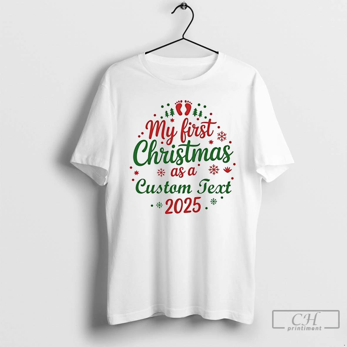 Premium Personalized My First Christmas Of Family Matching 2025 Custom T Shirts