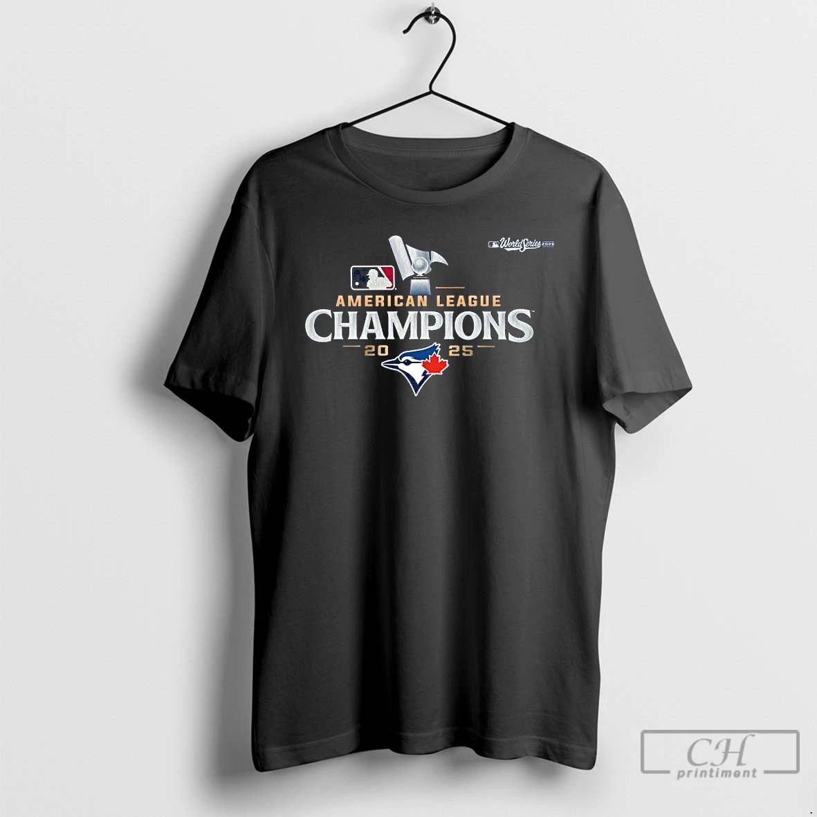 Classic Toronto Blue Jays 2025 American League Champions Logo T Shirts