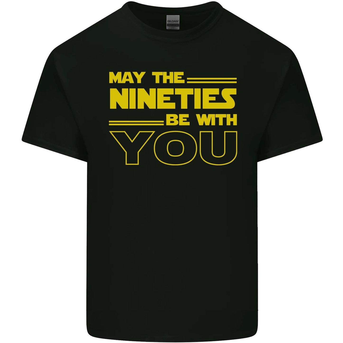 May the 90s Nineties Be With You Sci-Fi Mens Light Cotton T-Shirt