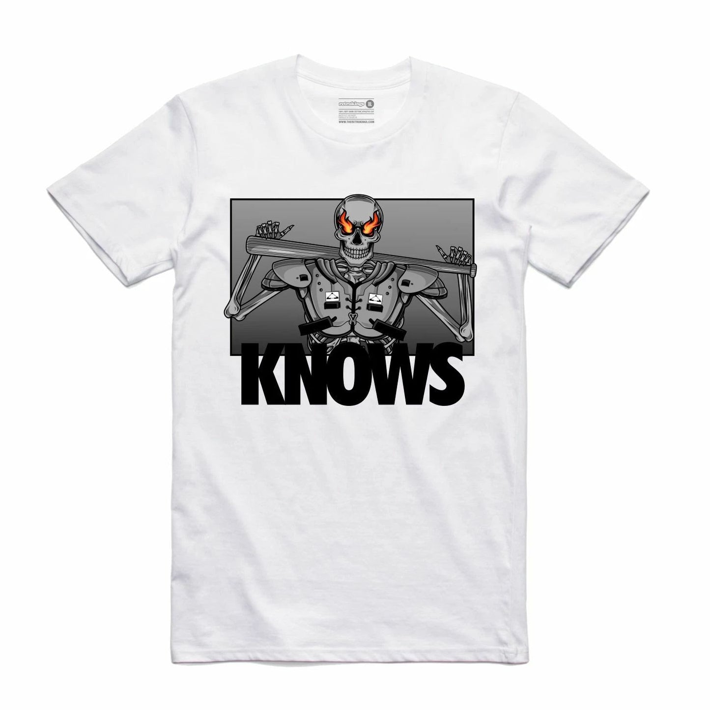 NEW Streetwear on Demand BO JAX FLAMES WHITE Tee Shirt SM-3XL MADE IN USA