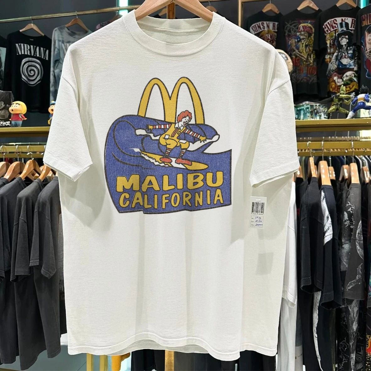 Mcdonalds Malibu California Rare T-Shirt White S