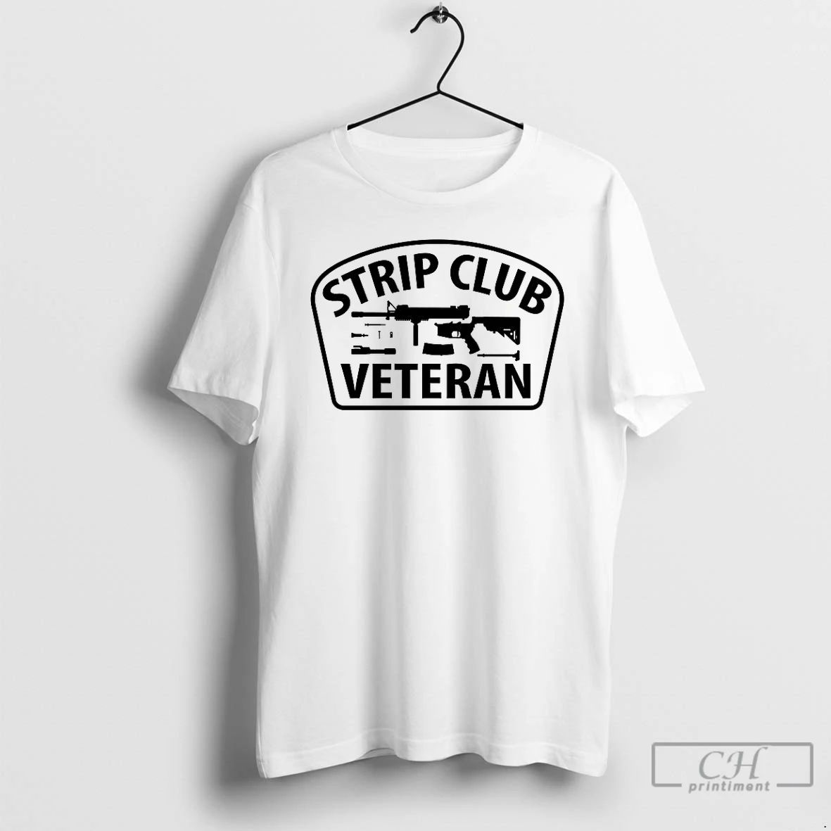 Premium Strip Club Veteran Logo T Shirts
