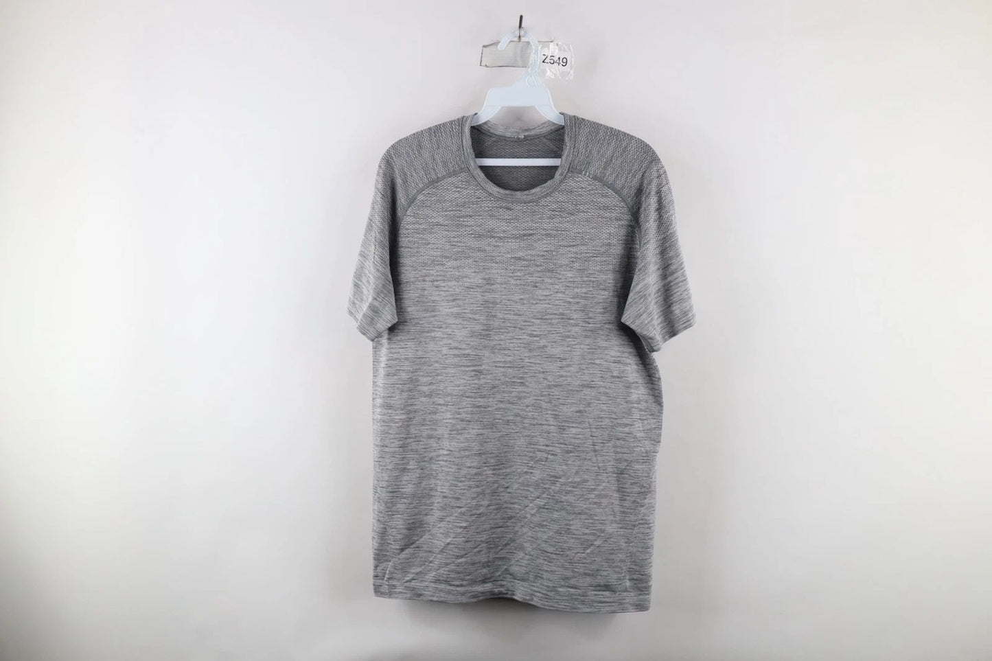 Lululemon Mens Small Metal Vent Tech Yoga Running Short Sleeve T-Shirt Gray