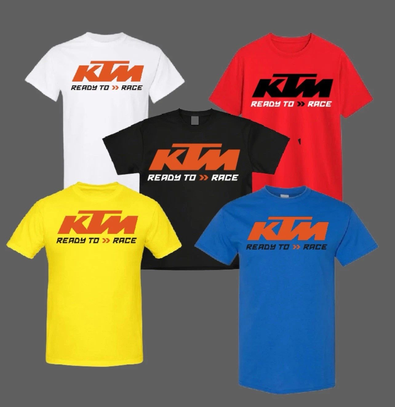 KTM “Ready To Race” T Shirt New S-5XL 2025 Off-road and street motorcycles Tee