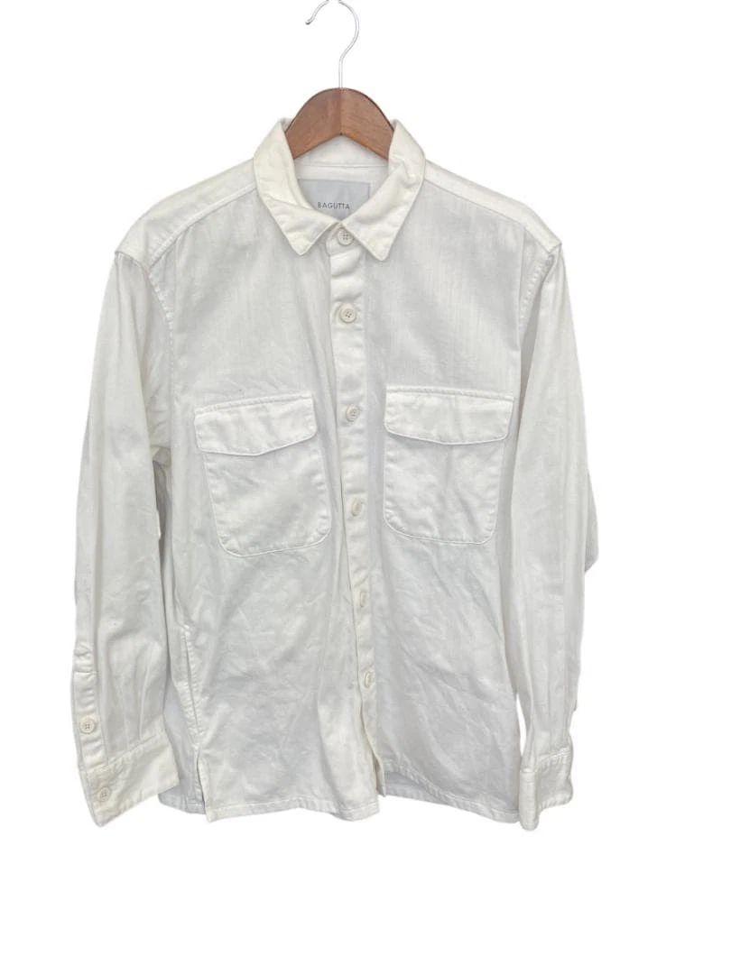Bagutta Long Sleeve White Shirt M Size Casual Stylish Design