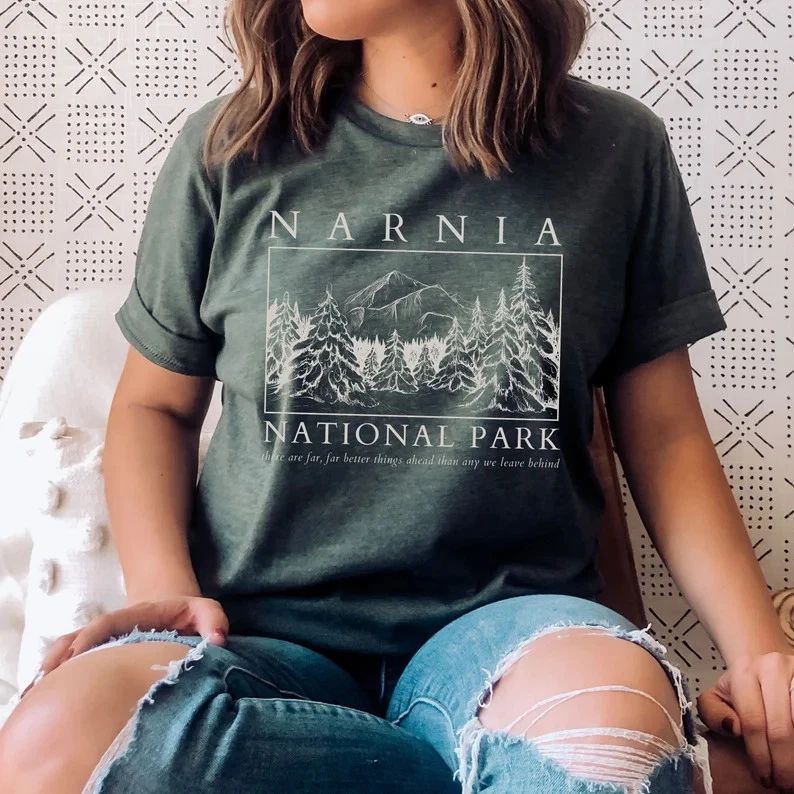 Fantasy National Park Comfort Tee Adventure Nature Lover Shirt Gift