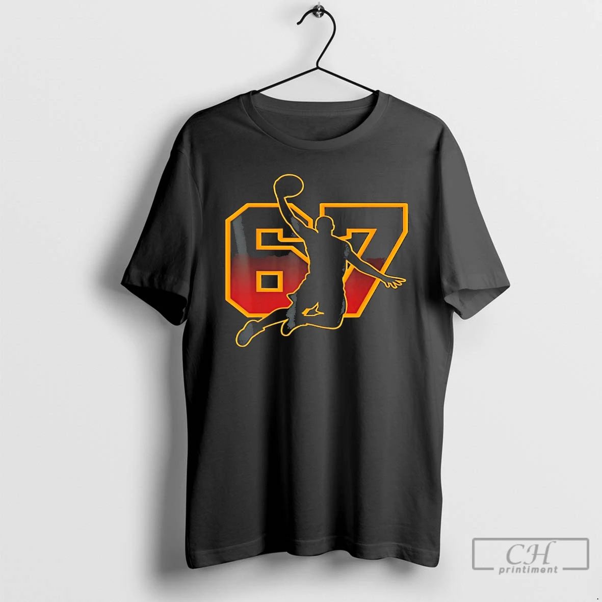 Classic 67 Basketball Slam Dunk T Shirts