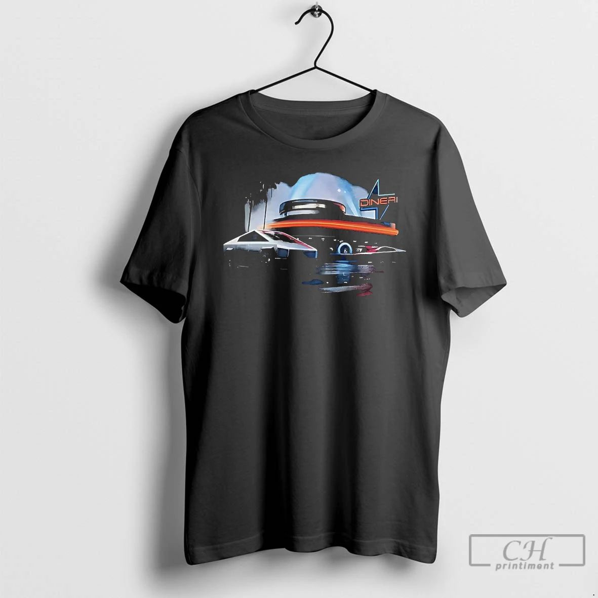Classic Tesla Hollywood Diner T Shirts