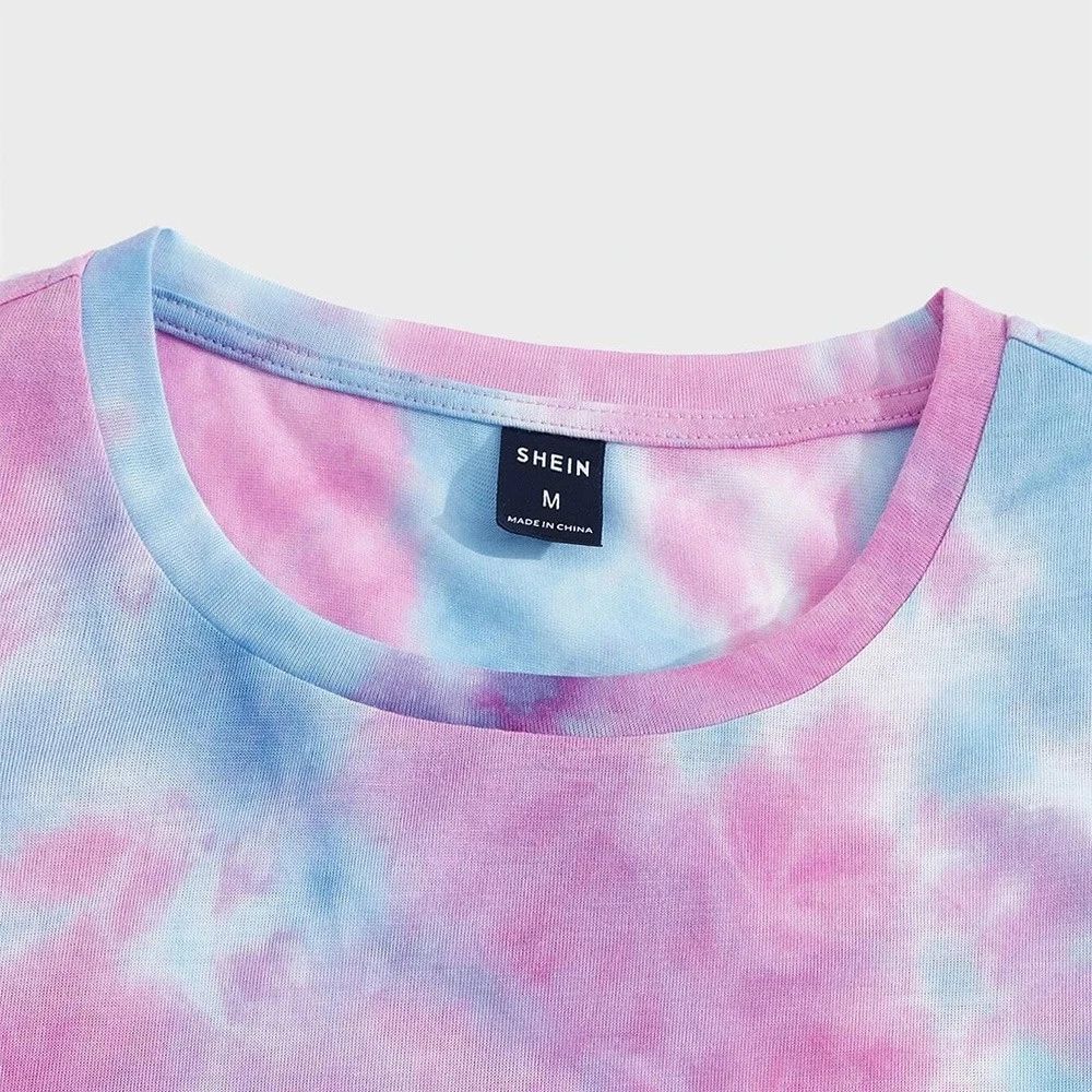 Mens street style pullover tshirt printed roundneck short sleeve for summer