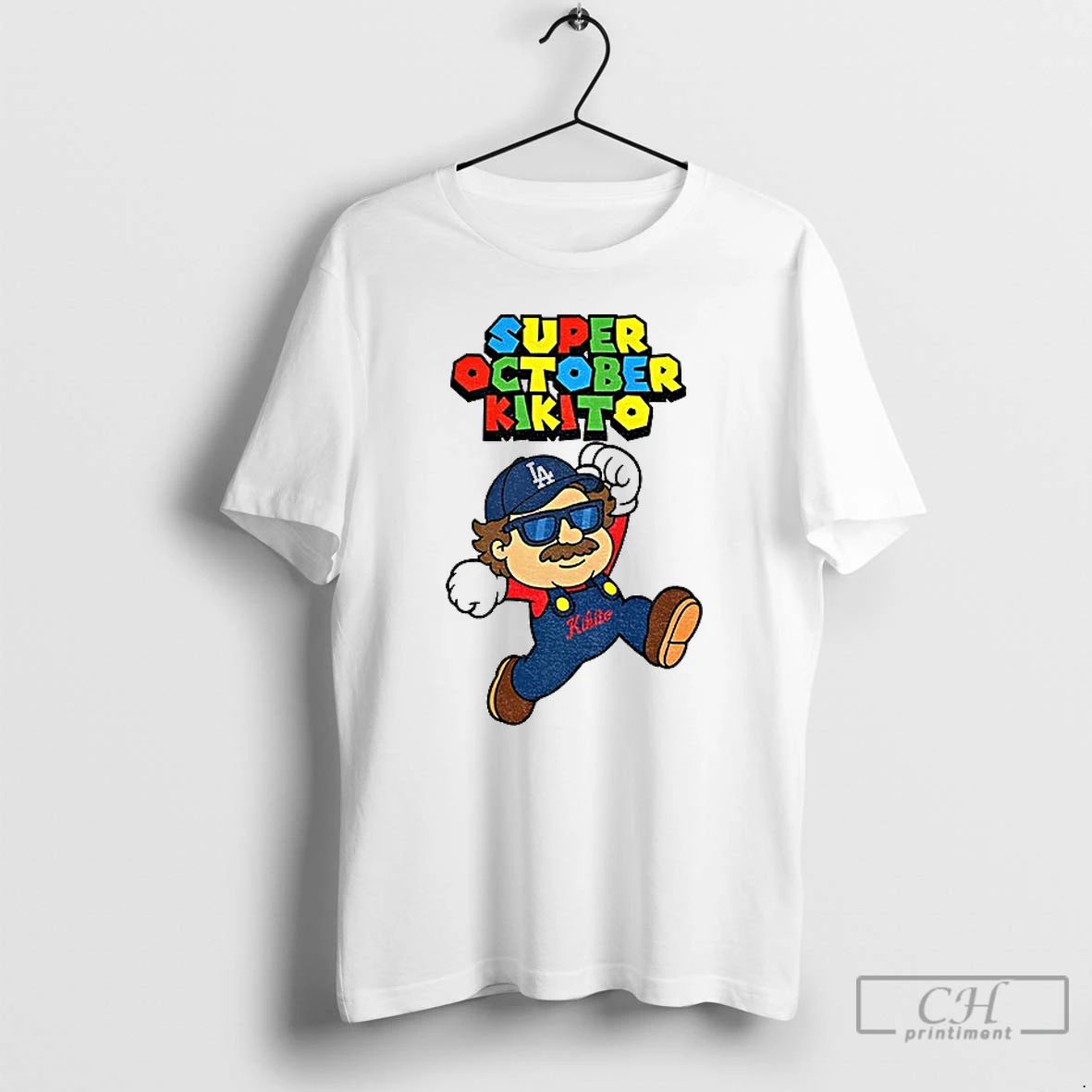 Classic Kike Hernandez Los Angeles Dodgers Baseball Super October Kikito T Shirts