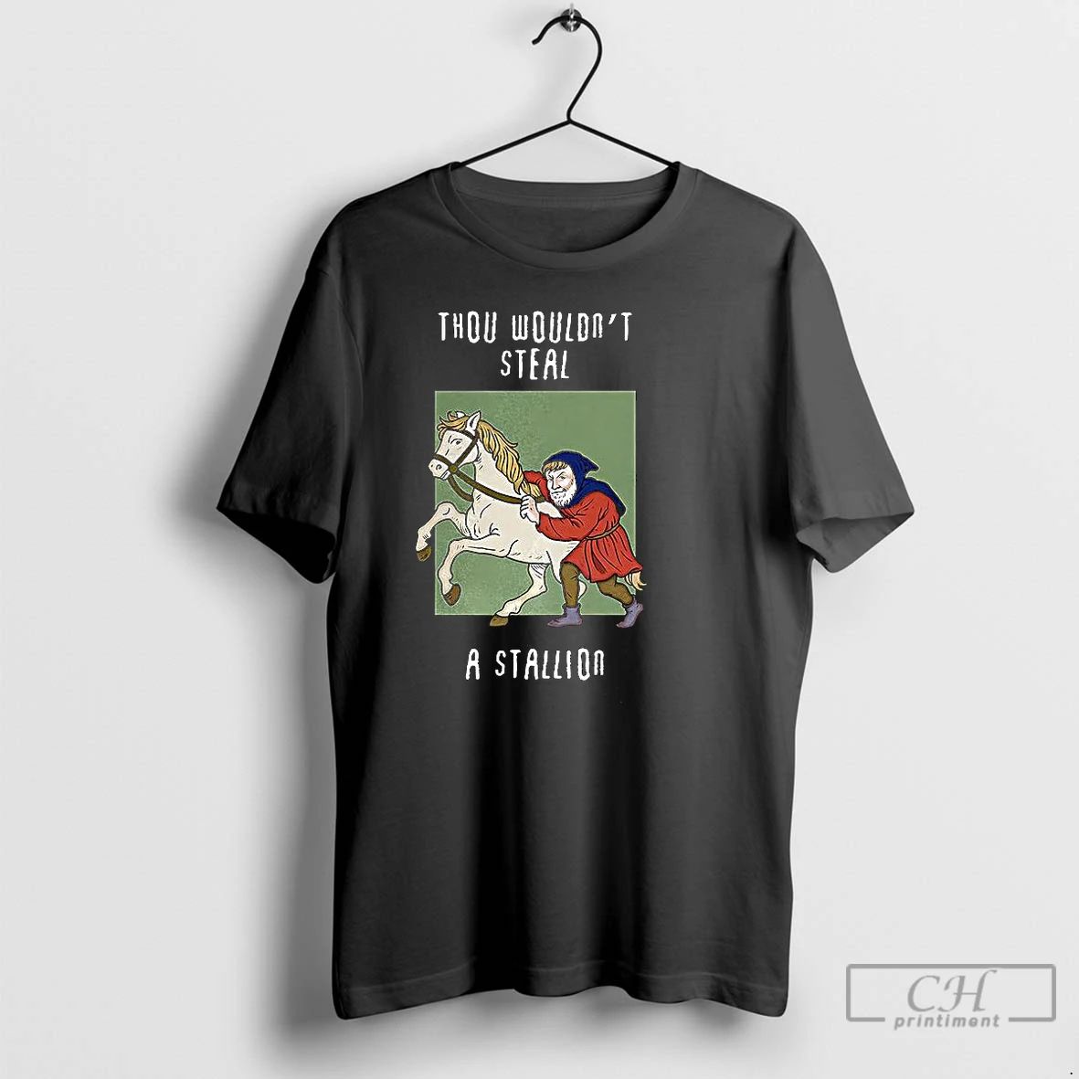 Classic Thou Wouldnt Steal A Stallion You Wouldnt Download A Car Parody Meme T Shirts
