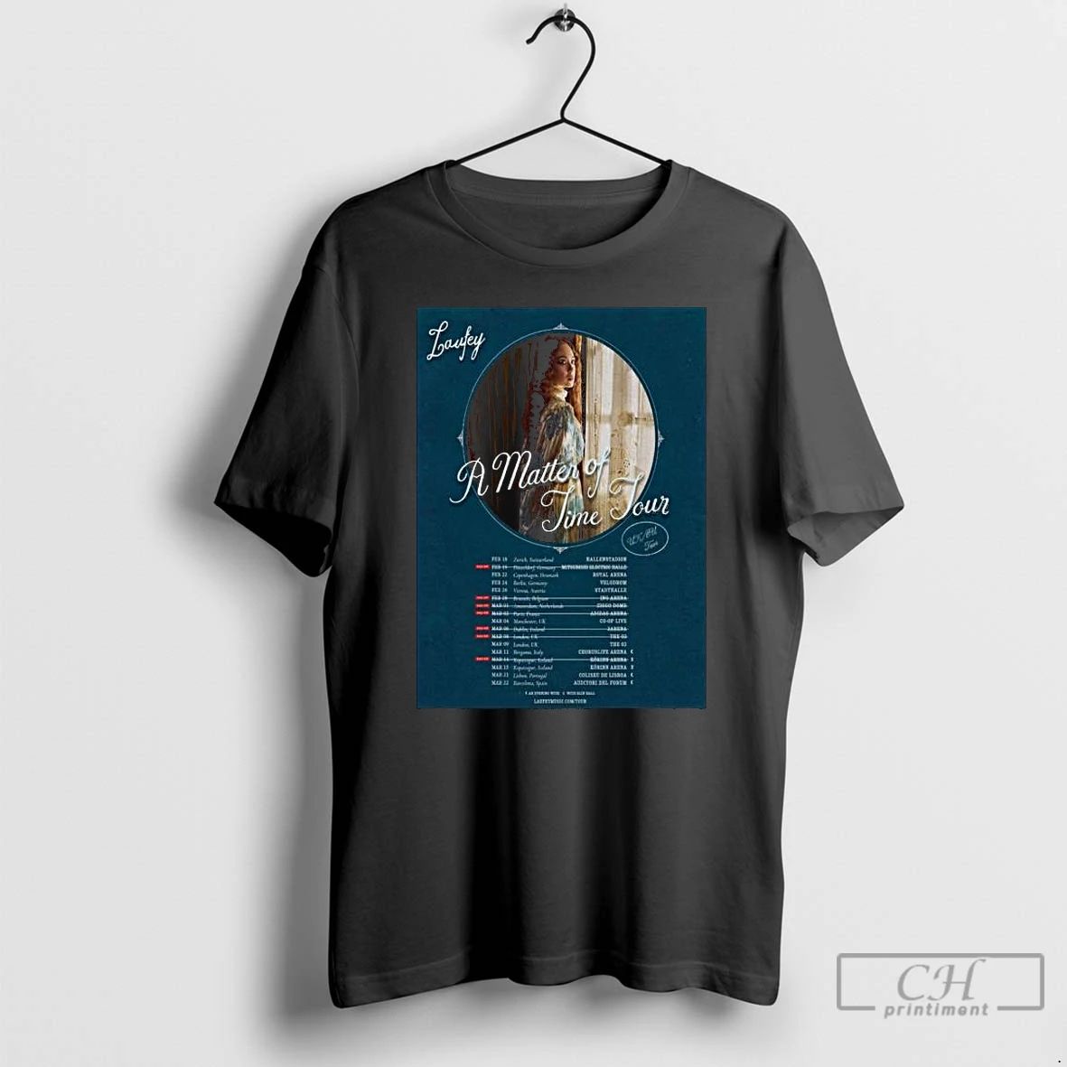 Classic Laufey A Matter Of Time New Tour Uk Eu 2025 Long Sleve T Shirts