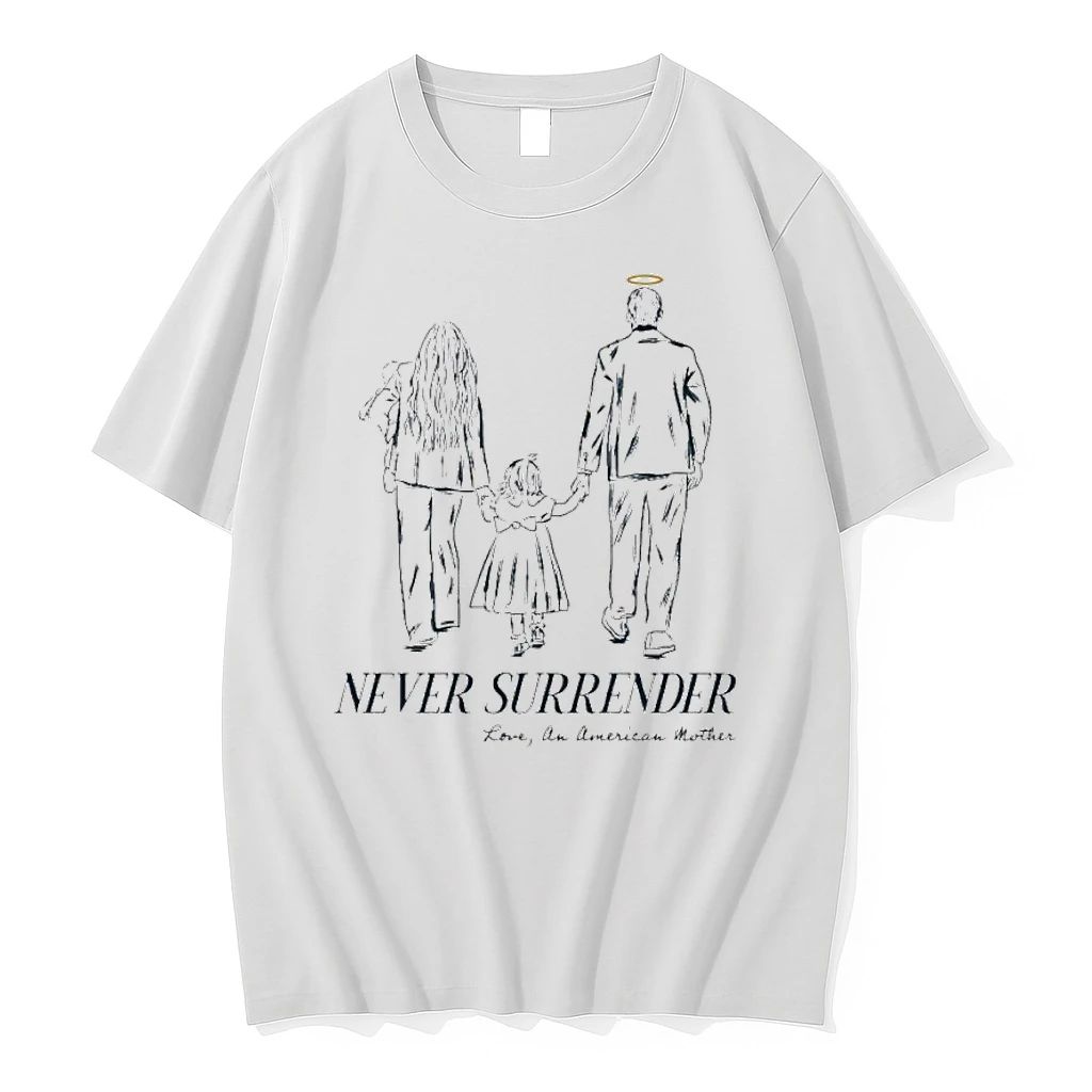 Never Surrender Charlie Kirk And His Family Tribute Tshirts Sweater