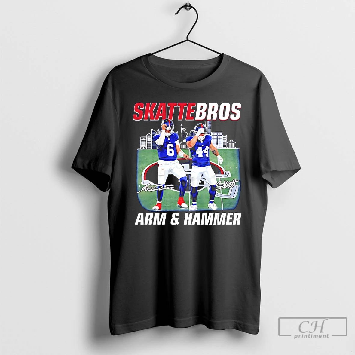 Classic Giants Dart And Skattebo Skattebros Arm And Hammer Signature T Shirts