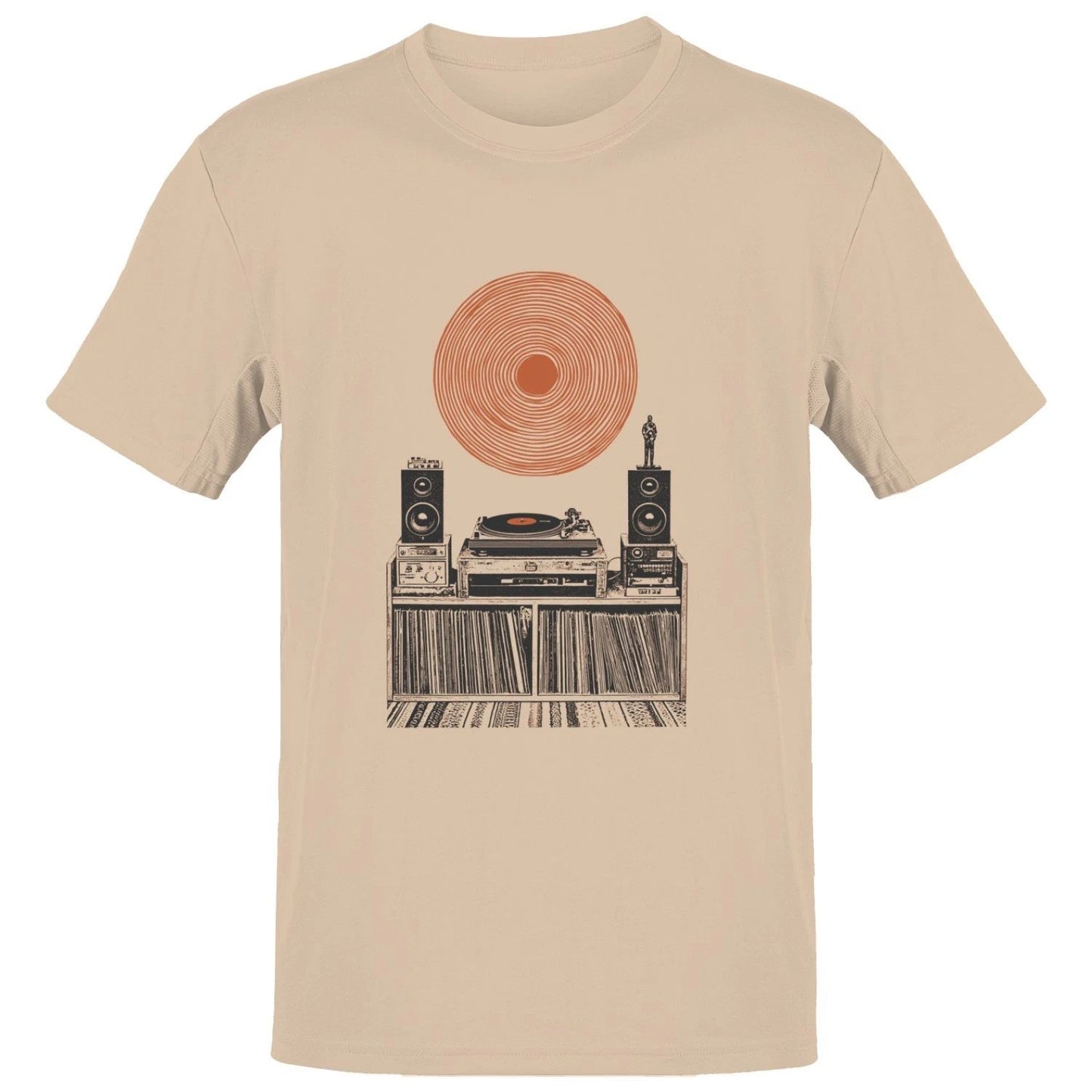Retro Record Player Art Men's T-shirt