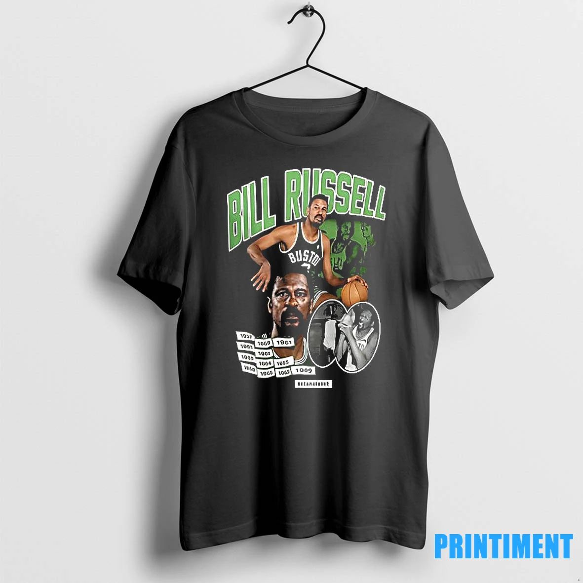 Bill Russell Boston Celtics Vintage Tshirts Sweater