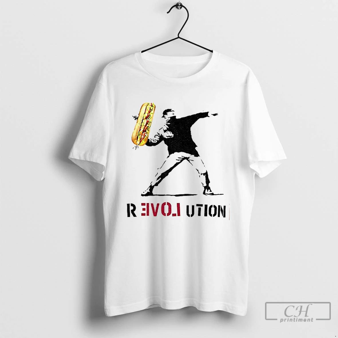 Premium Throwing Sandwich Revolution T Shirts