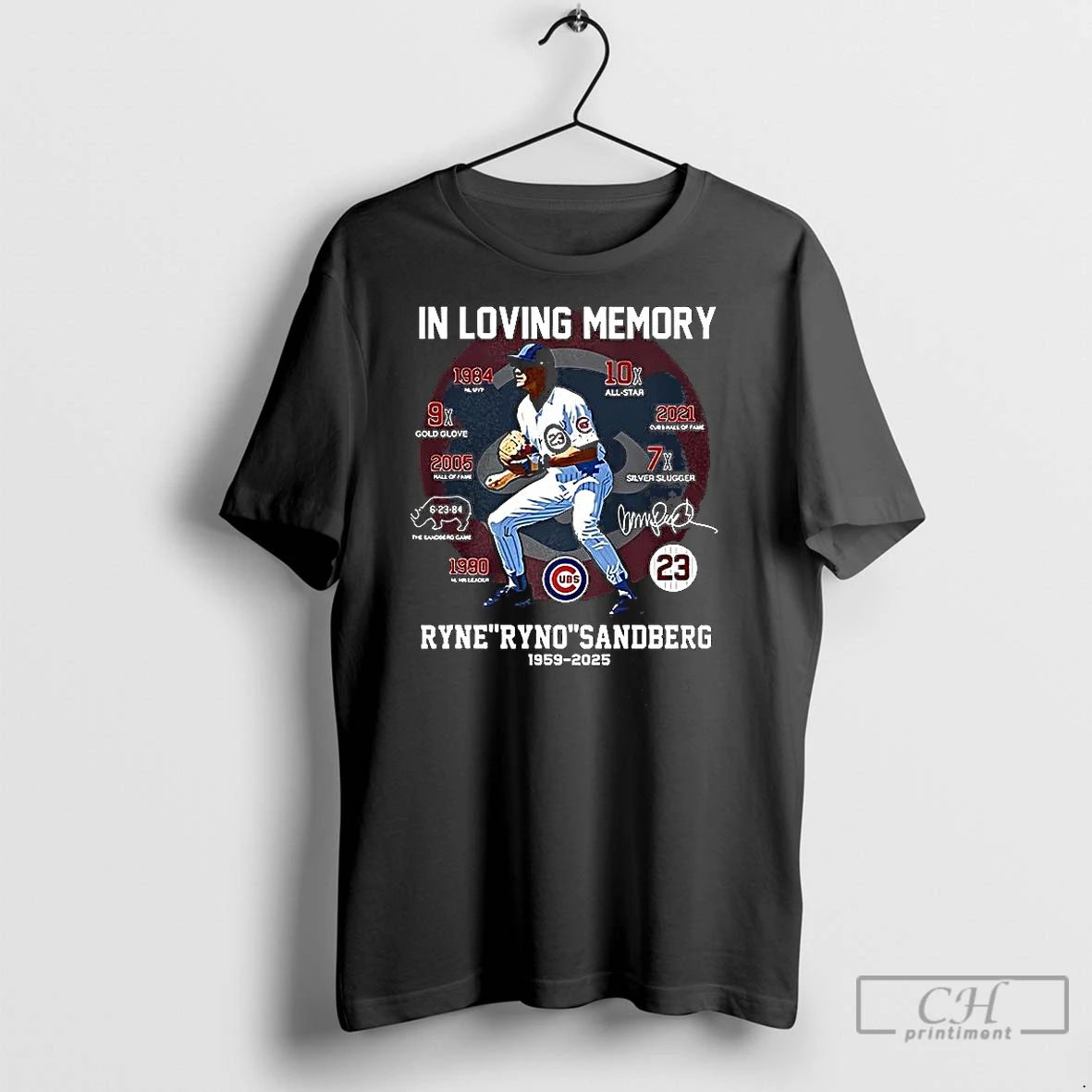 Classic In Loving Memory Ryne Ryno Sandberg 1959 2025 Signature