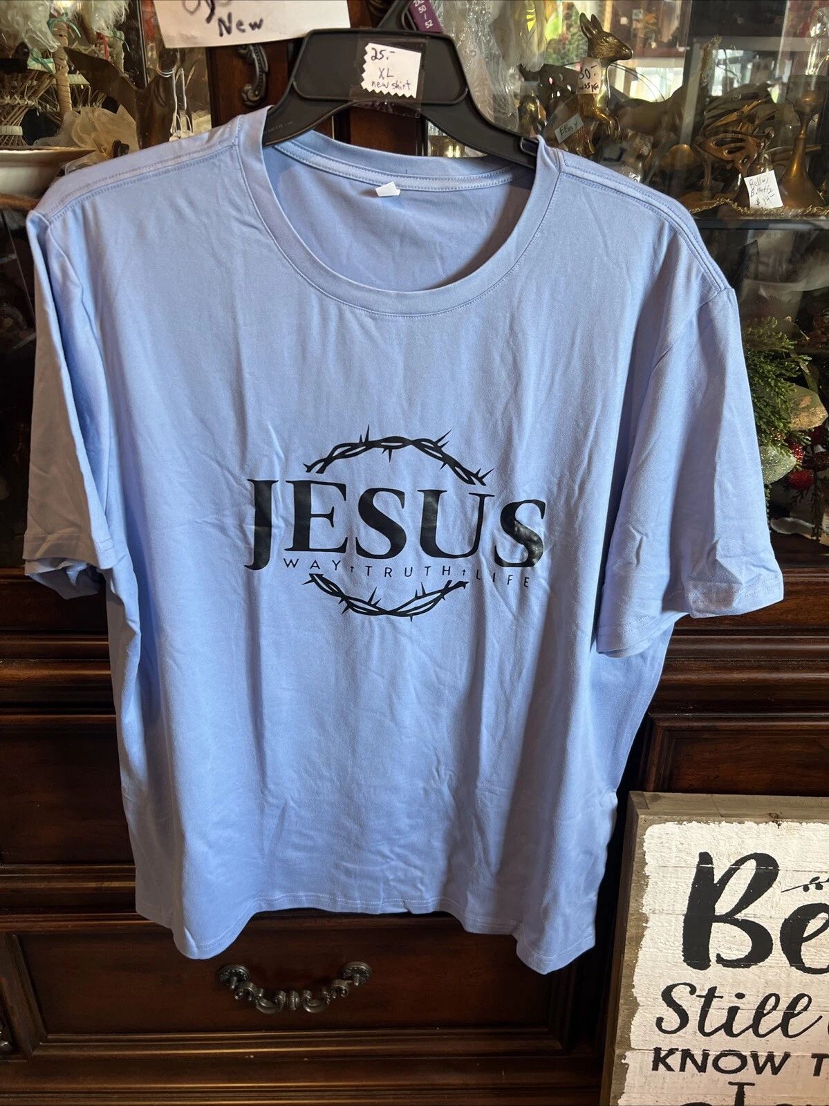 Jesus The Way-truth & Life - Everyday Wear XL Shirt Christian Shirt