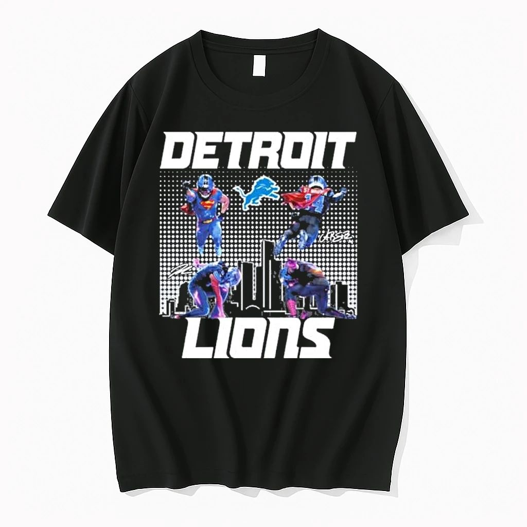 Super Heroes Amon Ra St Brown And Jahmyr Gibbs Detroit Lions Grit Tshirts Sweater