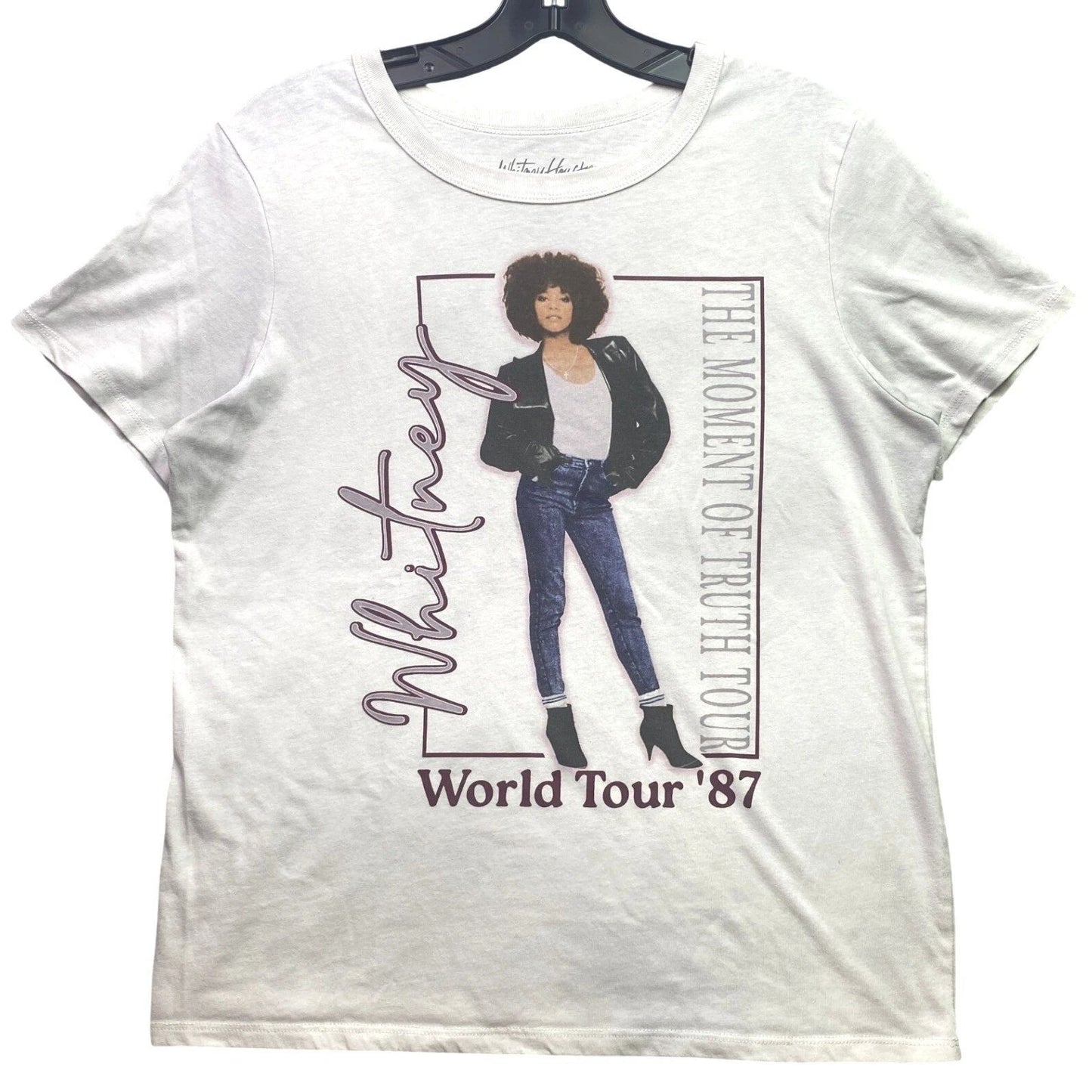 Whitney Houston Shirt Mens Medium AOP Grunge Pop Rock Streetwear Everyday