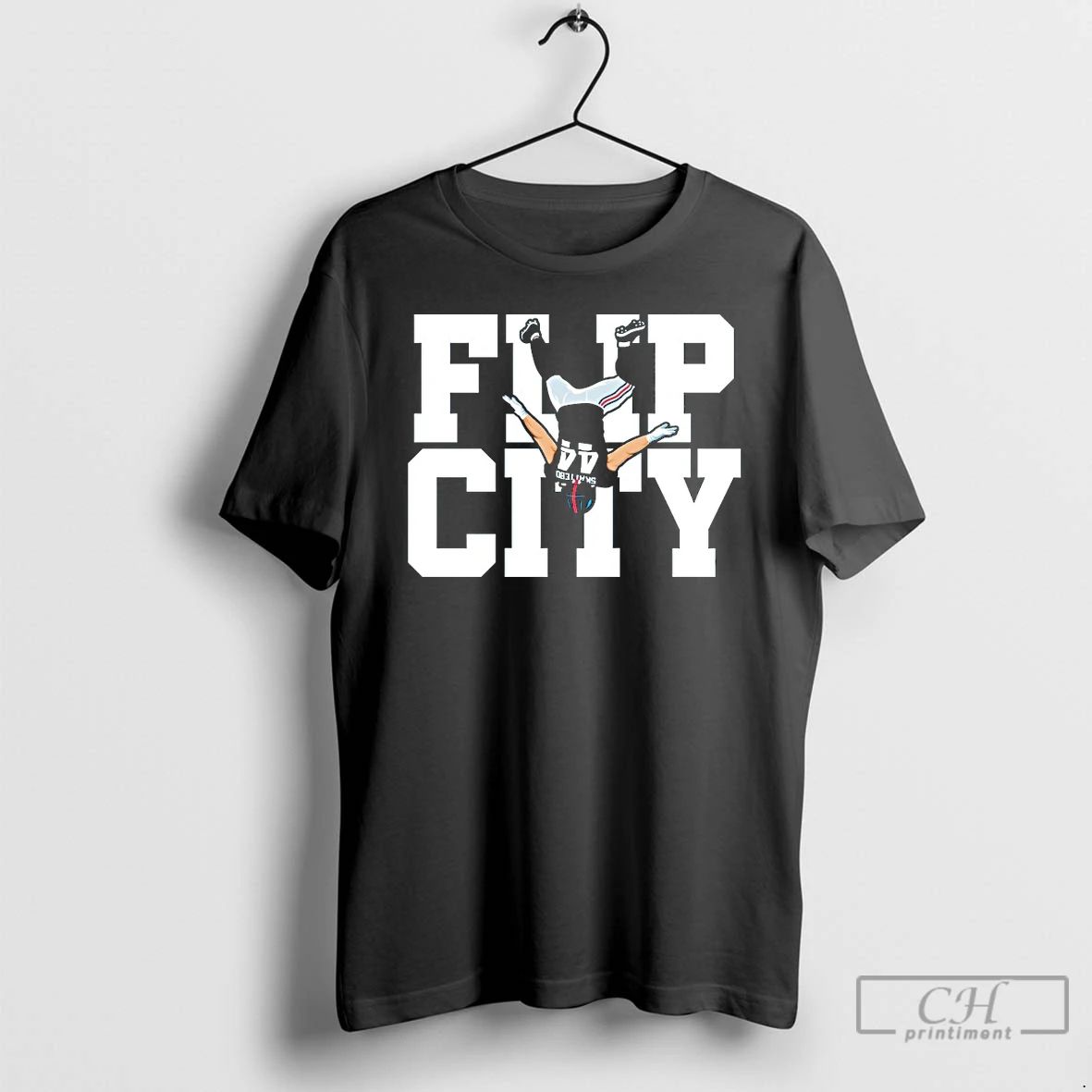 Classic Flip City Cam Skattebo New York Giants T Shirts