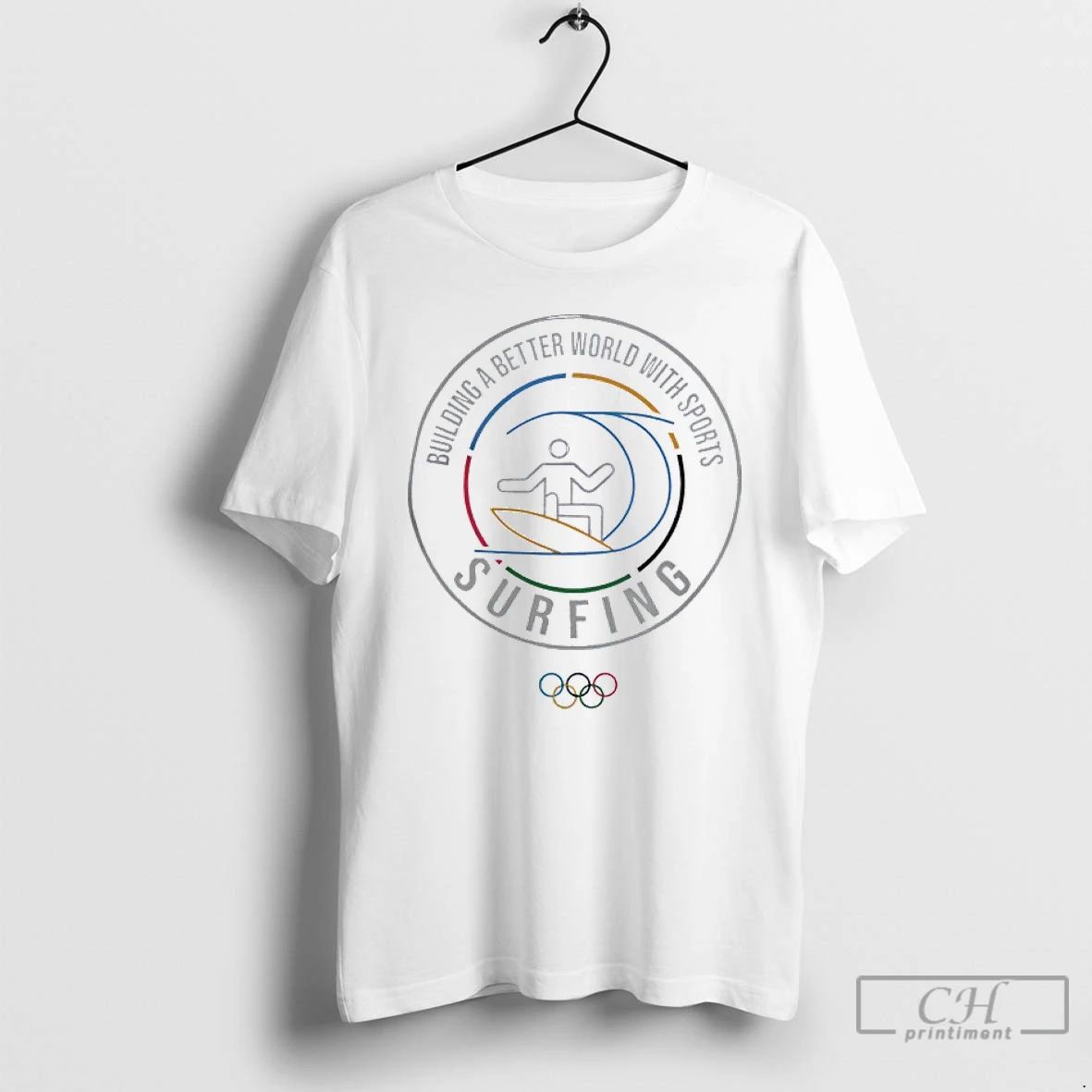 Classic Olympic Collection Surfing Pictogram T Shirts