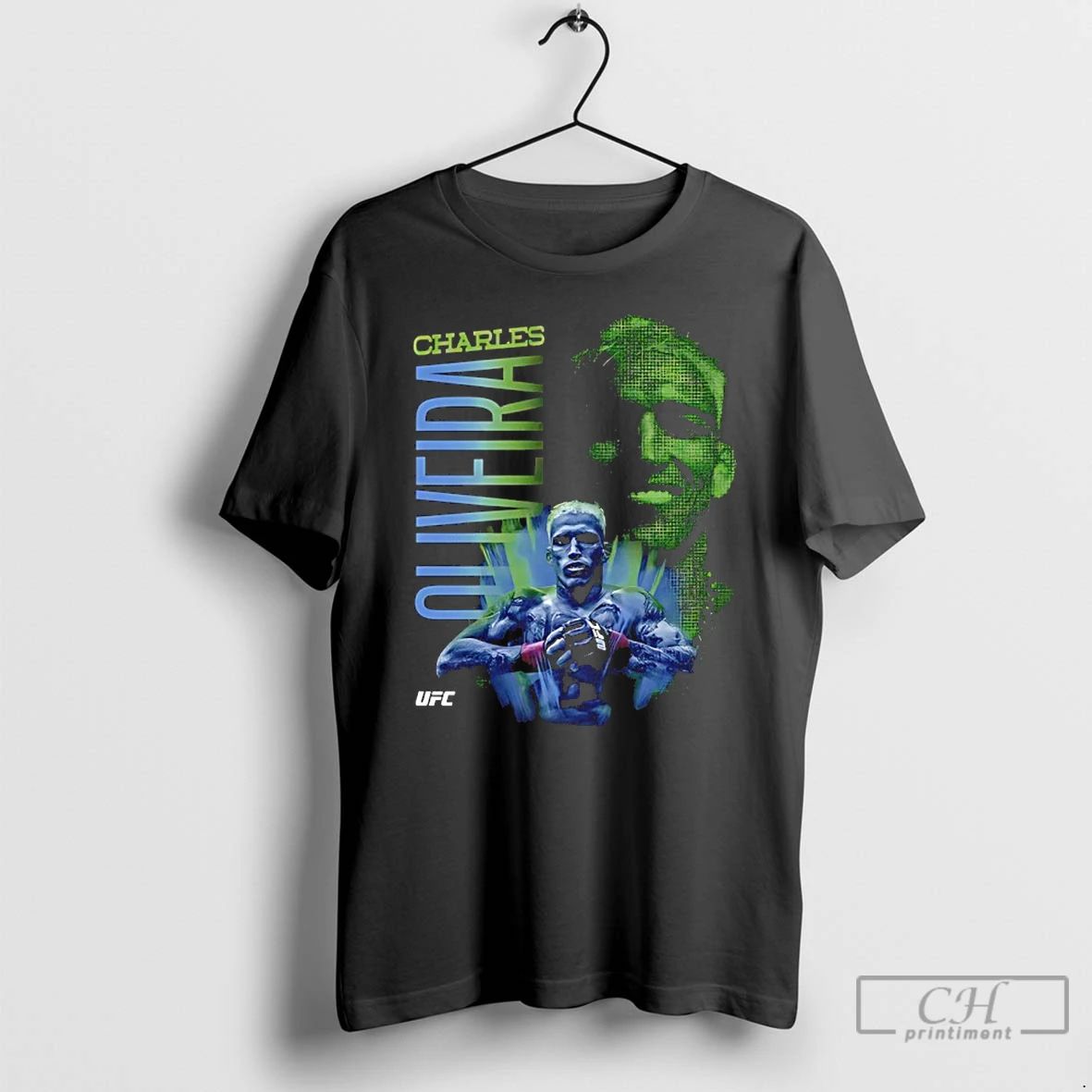 Premium Charles Oliveira Edge Ufc Graphic Vintage T Shirts