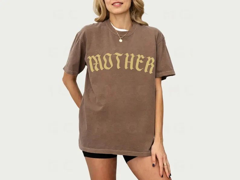 Gothic Mother Comfort Tee Dark Aesthetic Graphic Shirt Soft Relaxed Fit Gift