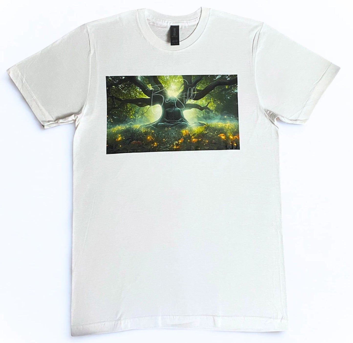 DTF Custom Made - BE STILL Short Sleeve T-Shirt - White SML
