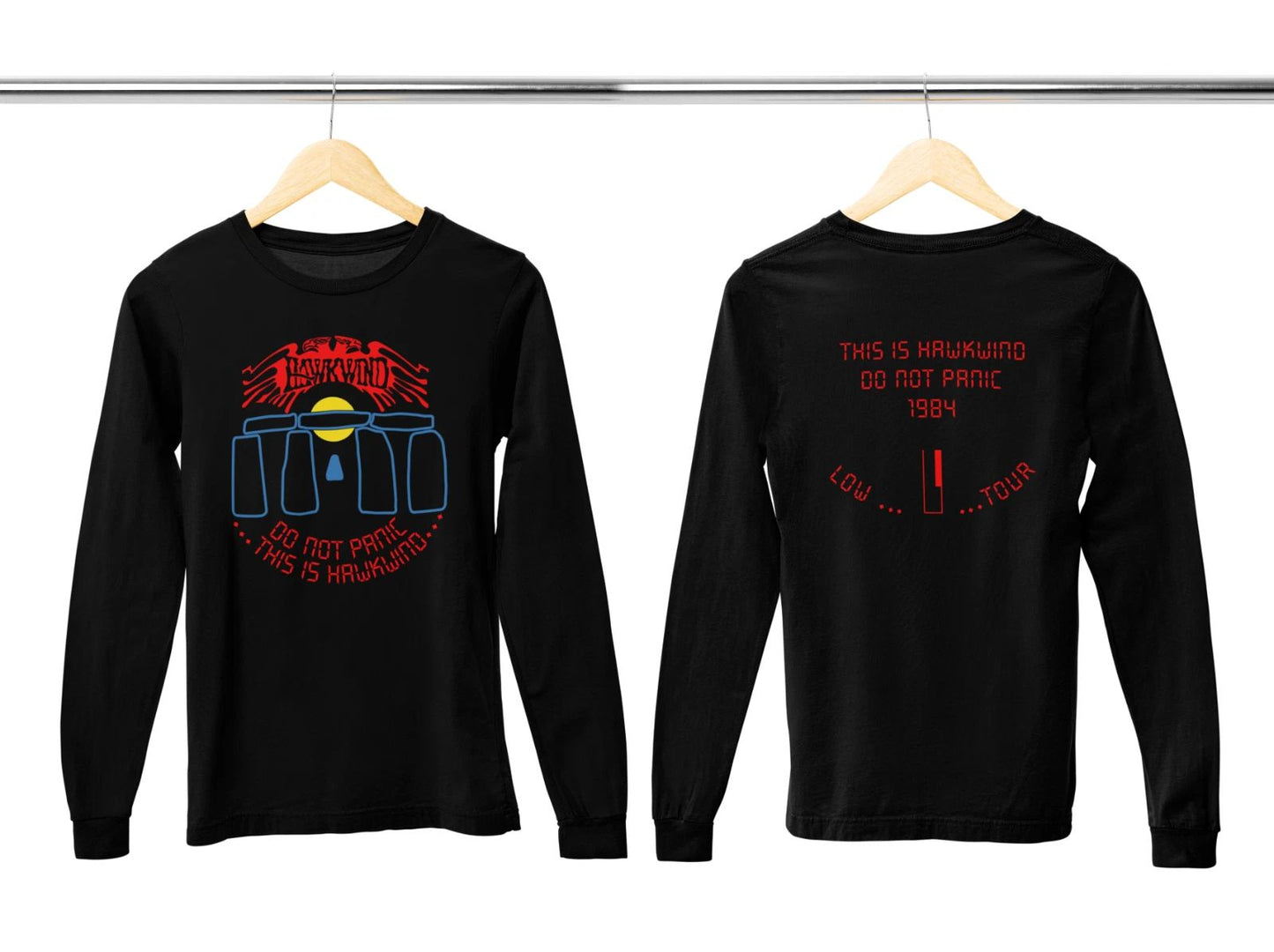 Hawkwind - Don't Panic Long Sleeve T-Shirt
