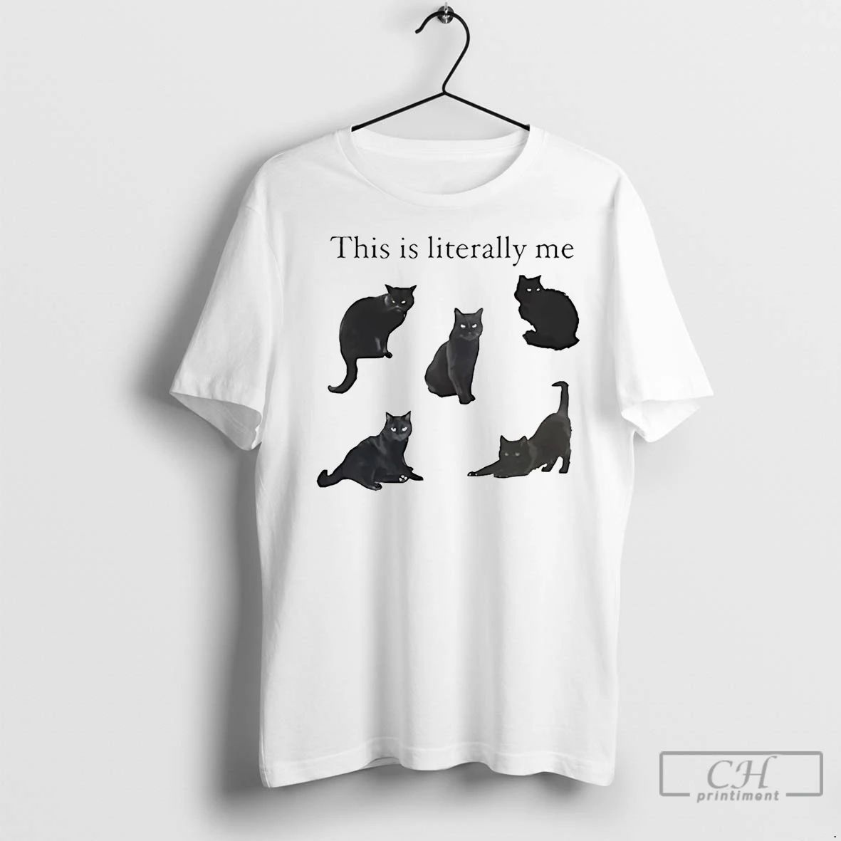 Premium Black Cat This Is Literally Me