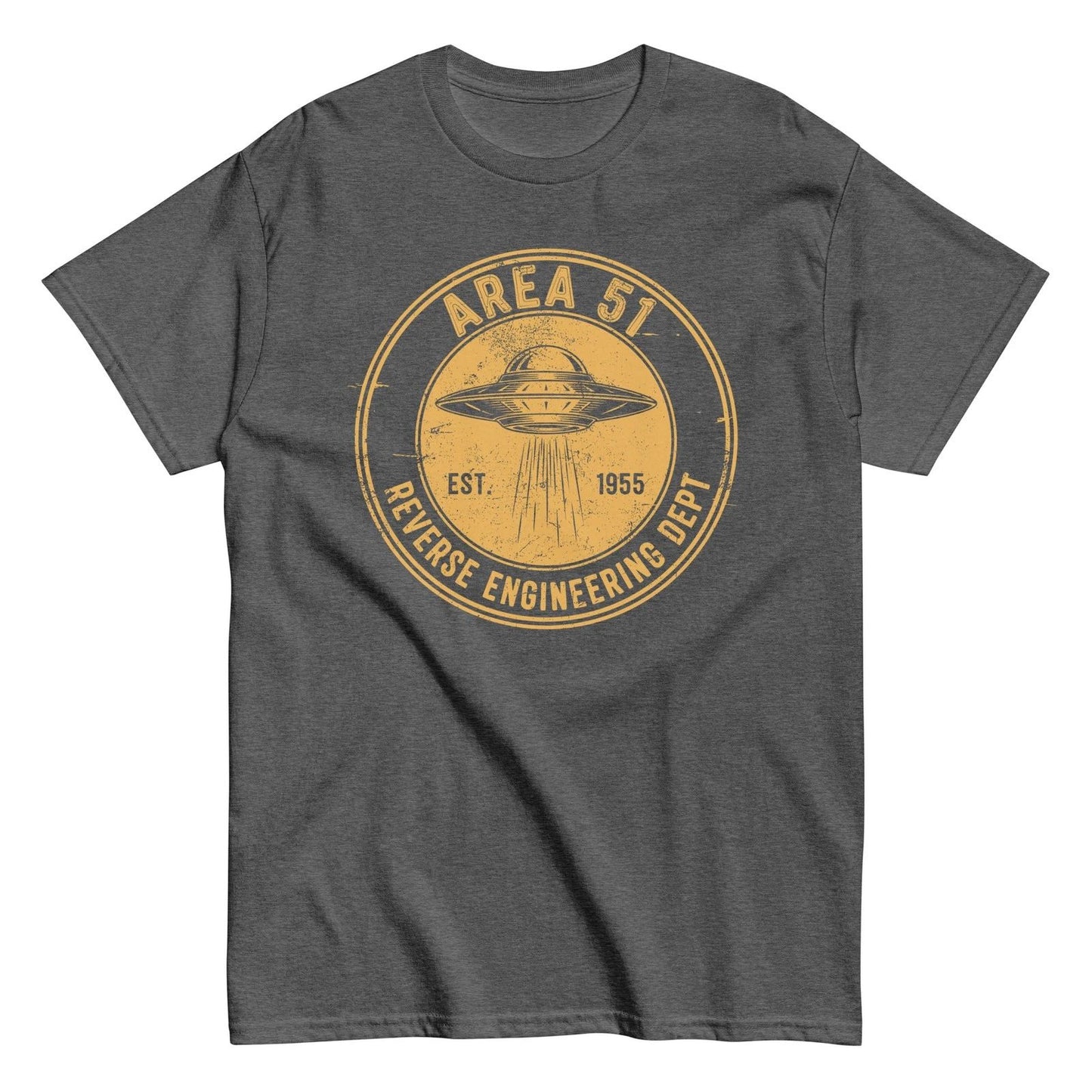 AREA 51 REVERSE ENGINEER Shirt scifi alien ufo uap conspiracy theory s-4 roswell