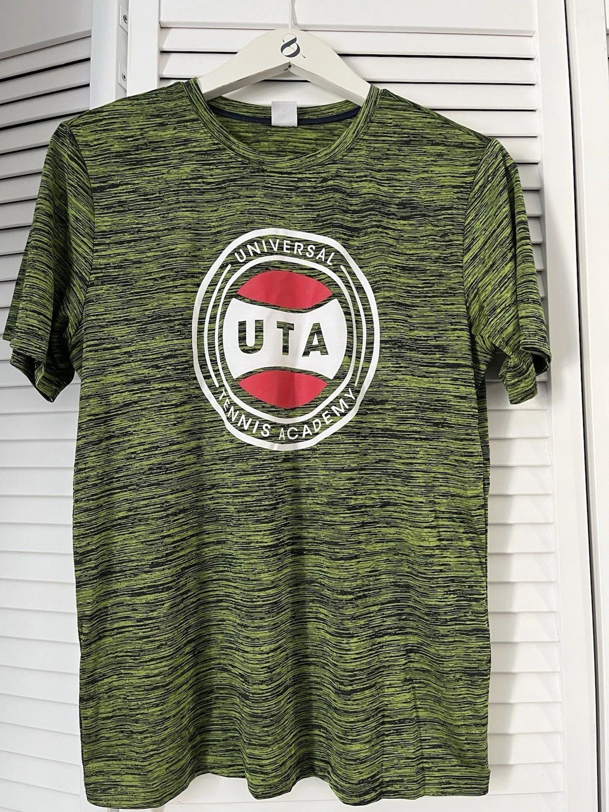 Boxlex Men's Green Space Dye Graphic Short Sleeve T-Shirt XL