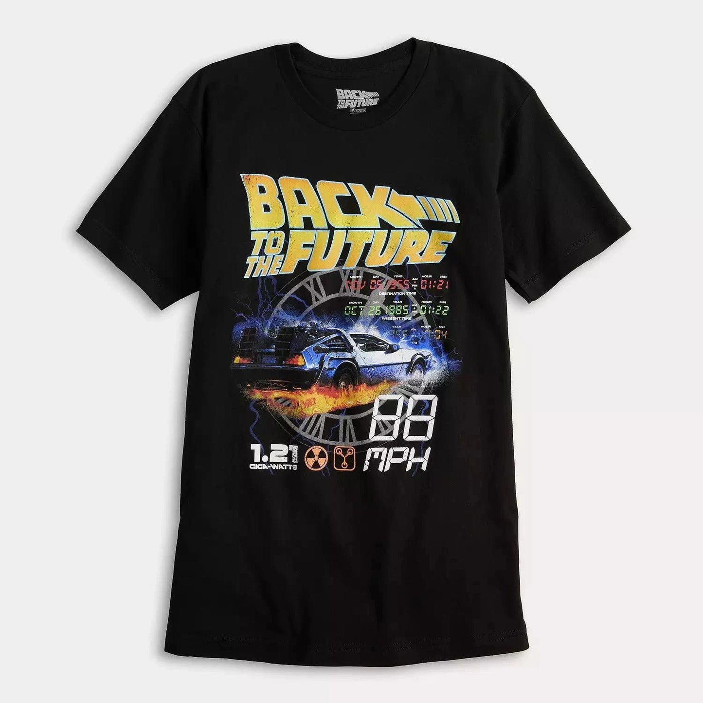 BACK TO THE FUTURE NWT 88MPH Movie Poster T-Shirt MENS XL NWT