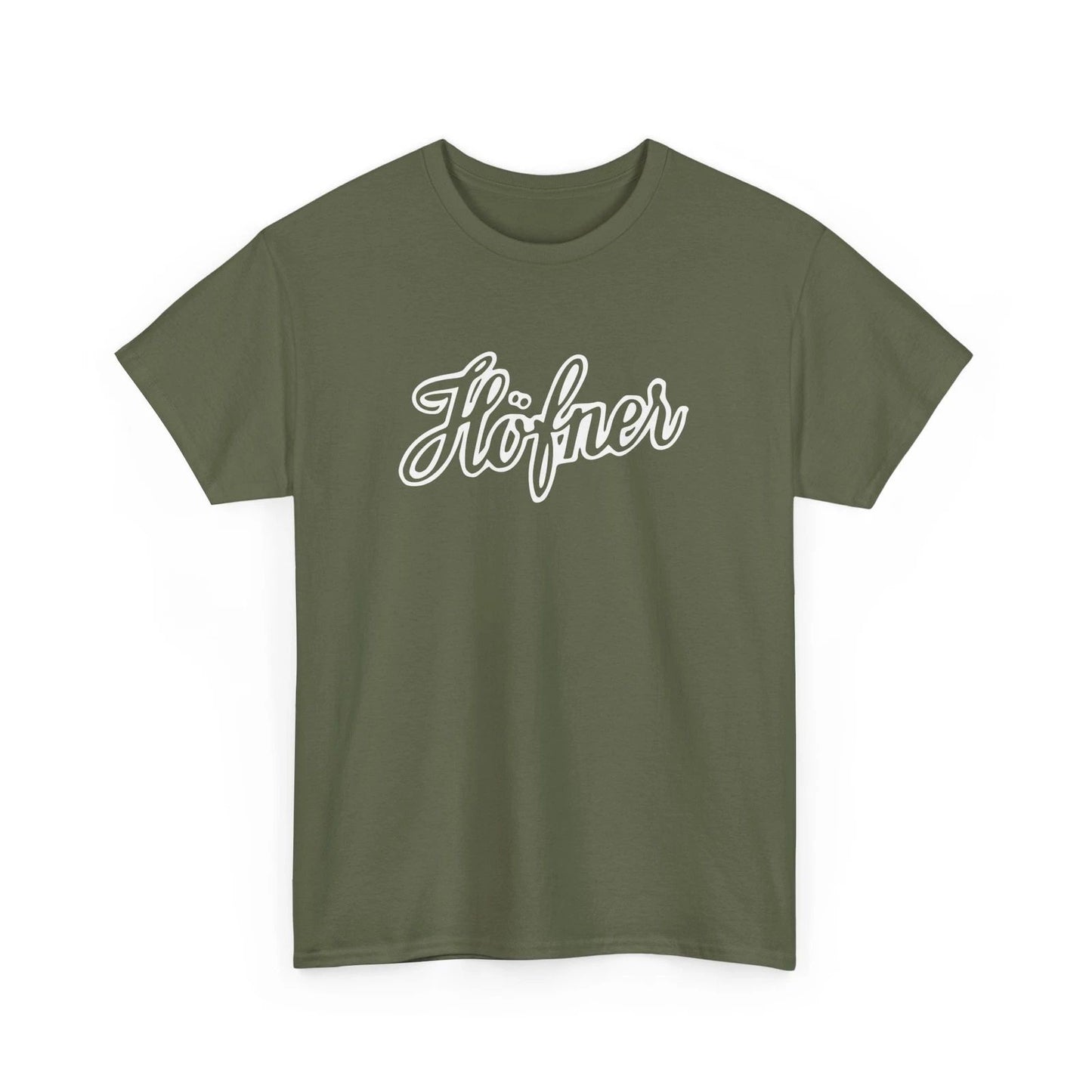 Hofner Guitar Retro Logo T-Shirt - Germany Bass Logo 10+ Colors, Musician Gift