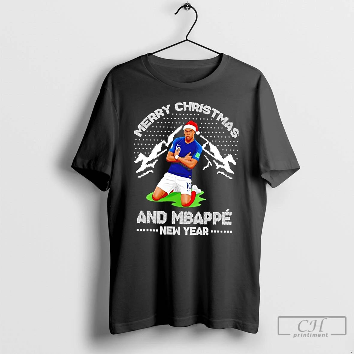 Classic Kylian Mbappe Merry Christmas And Mbappe New Year T Shirts
