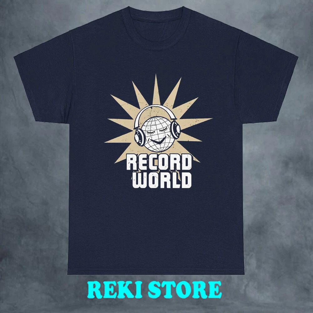 Record World Men's Navy Size S-5XL