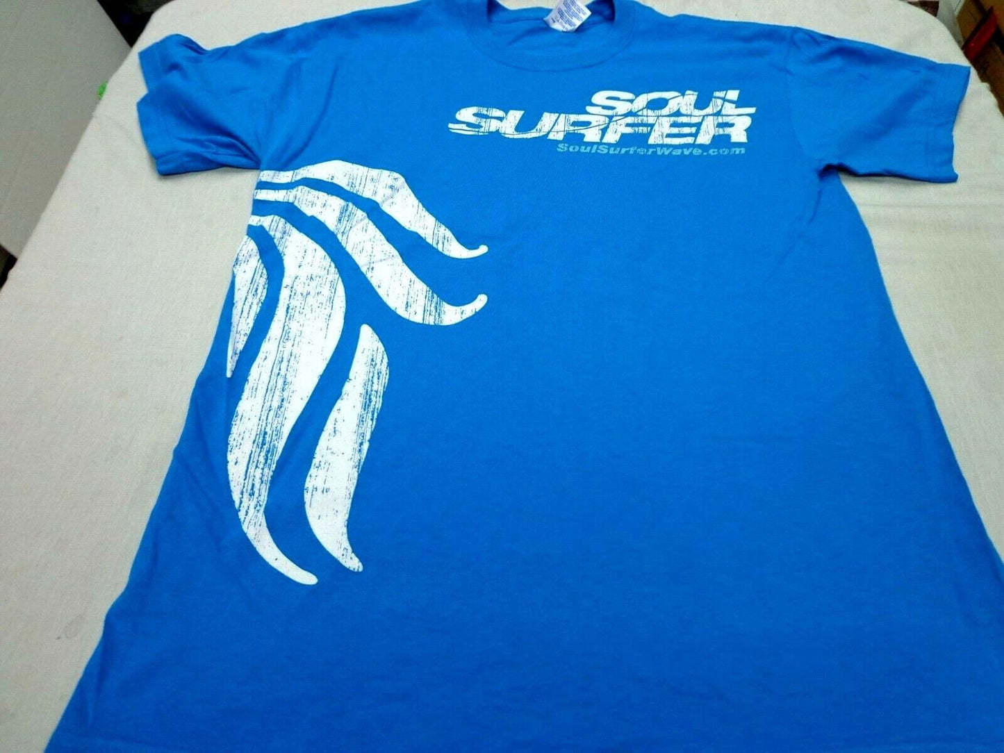 Soul Surfer Movie Promo T Shirt 'Pray for Surf' 2011 Jeremiah 20:11 Medium