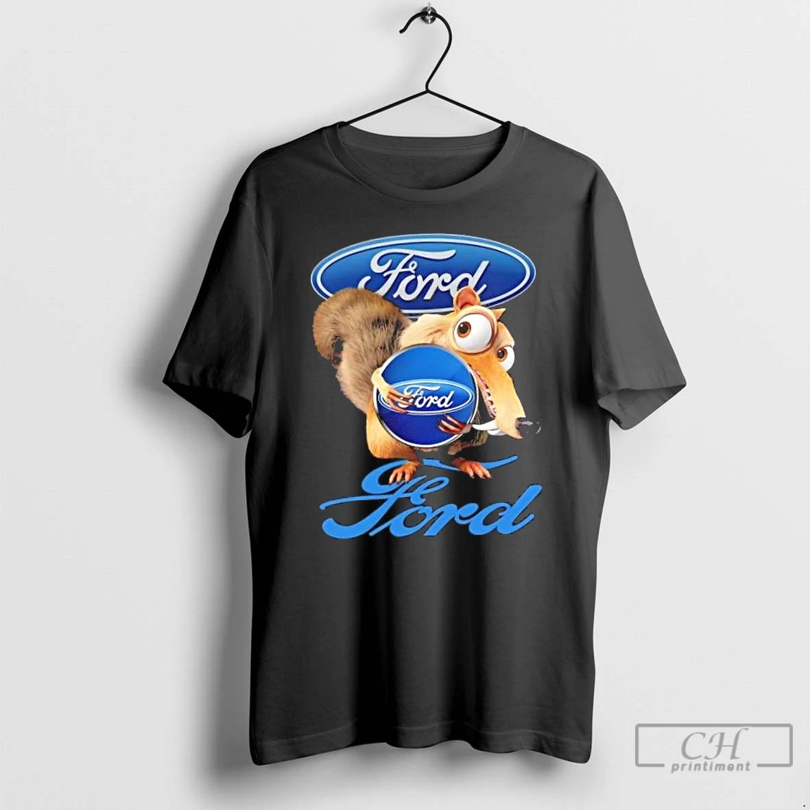 Classic Scrat Hug Ford Logo T Shirts