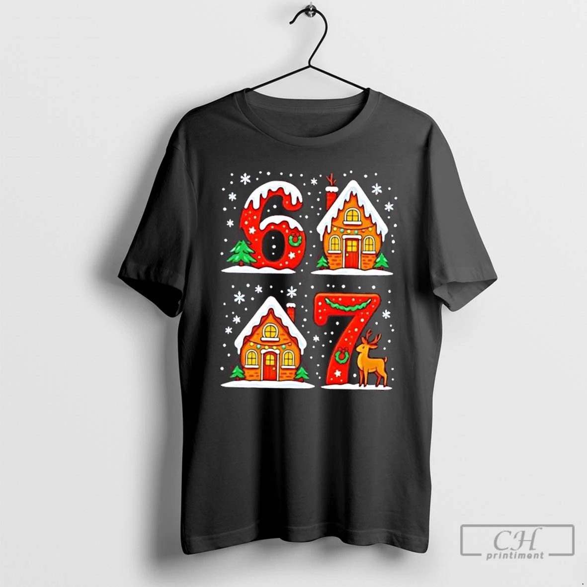 Premium 67 Funny Christmas Six Seven Ugly 6 7 T Shirts