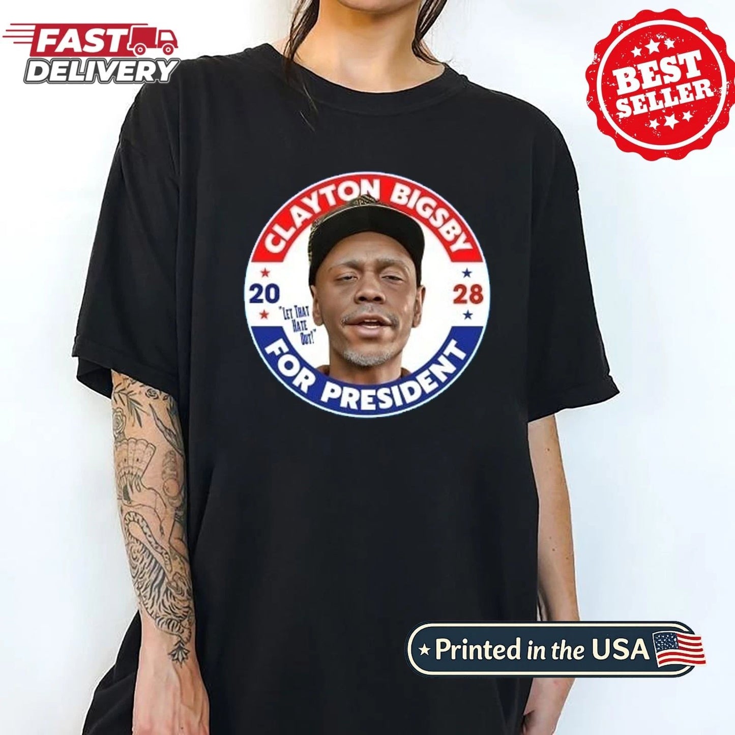 Clayton Bigsby For President 2028 T-Shirt