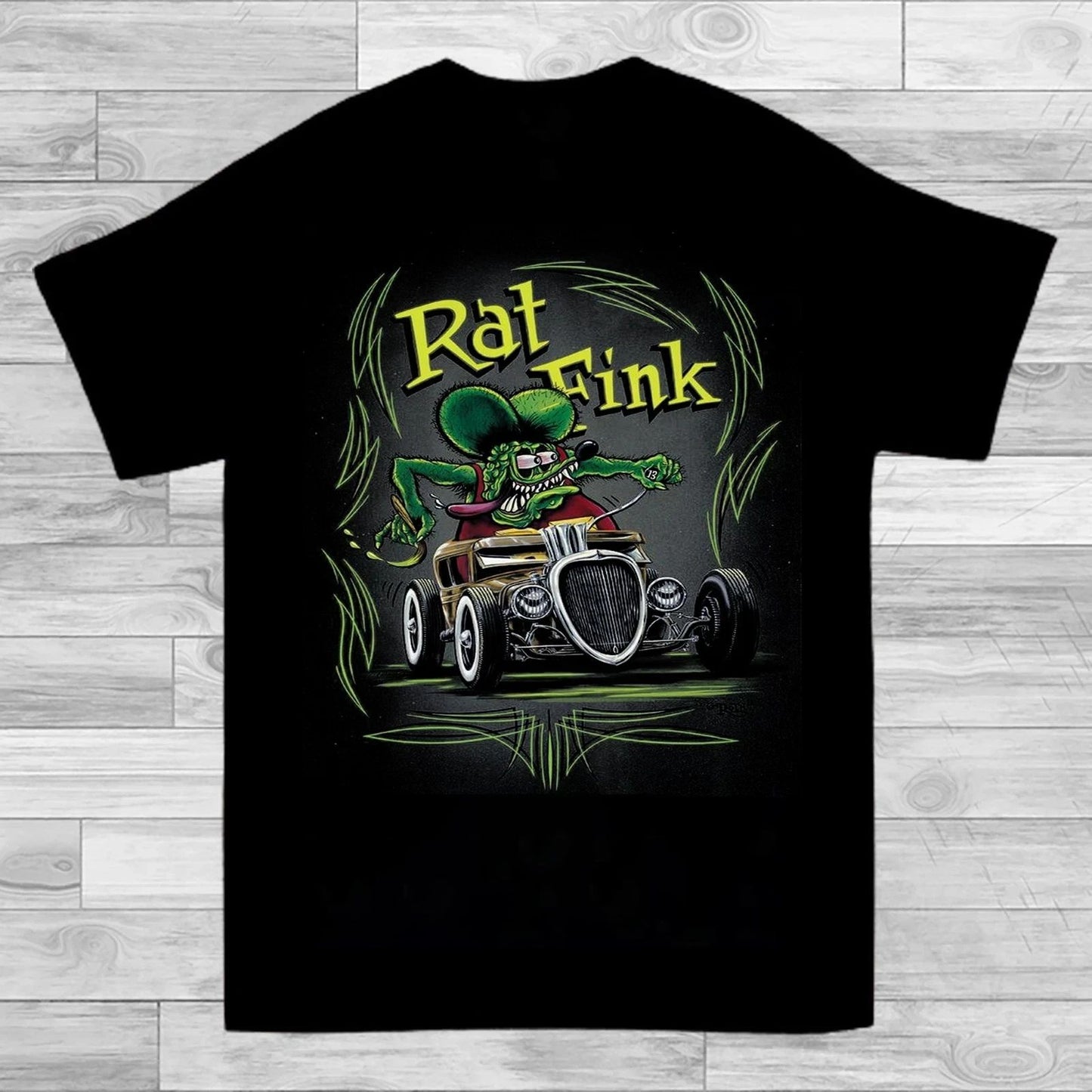 NEW! Ed Roth Rat Fink T-Shirt Funny Short Sleeve Black Unisex S-5XL